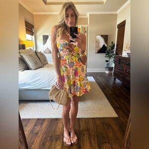 ILLA ILLA Vibrant Floral Mini Dress